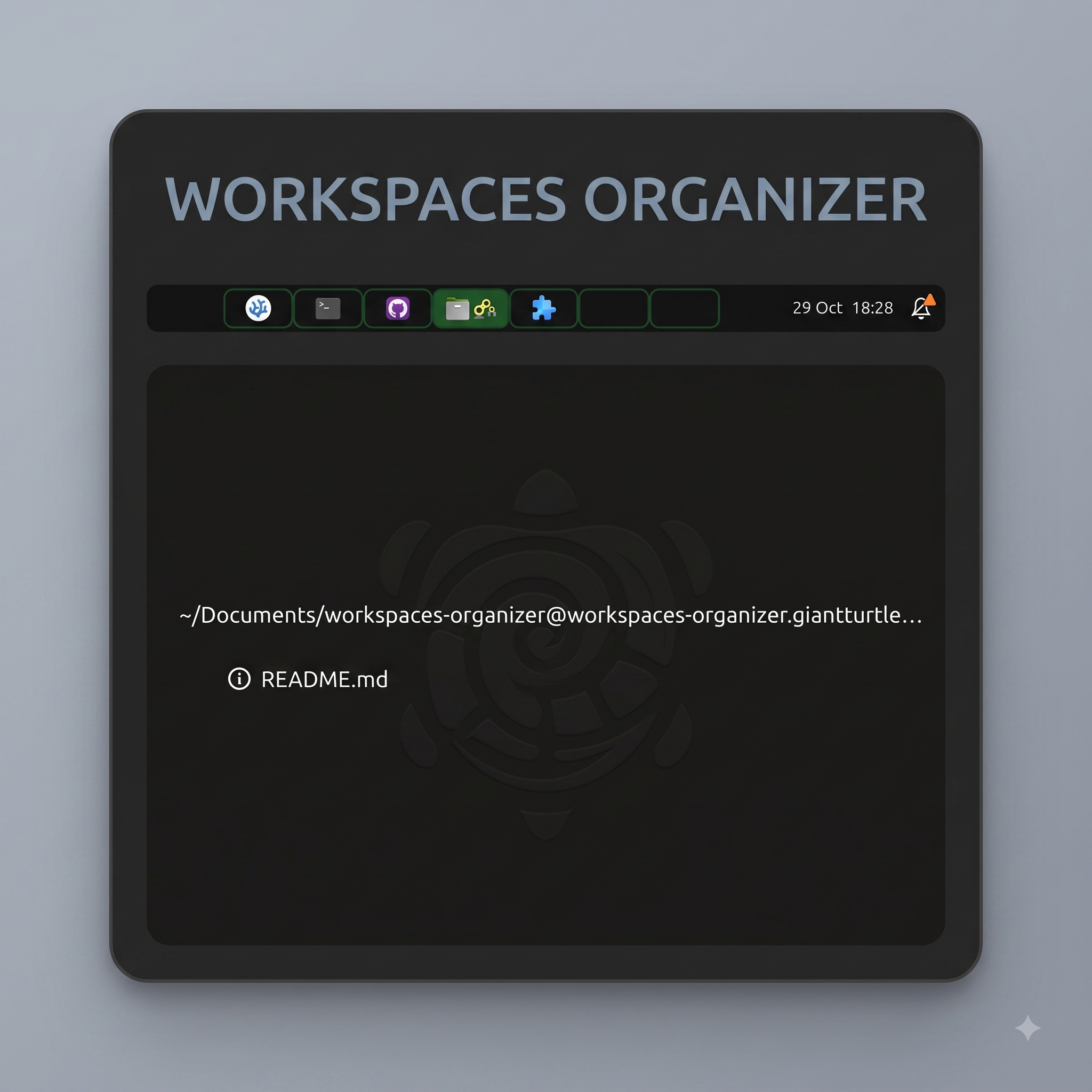 Workspaces Organizer